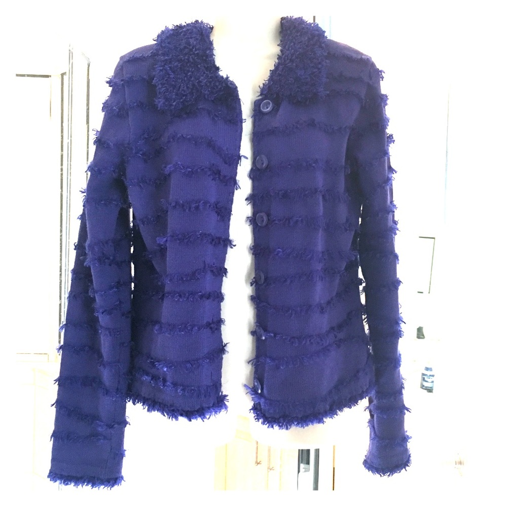 Purple Michael Simon New York Sweater SM